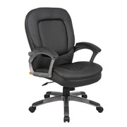 BOSS Executive Chair, Padded Arms B7106